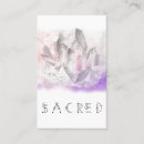 Search for crystal healing business cards Massage therapist