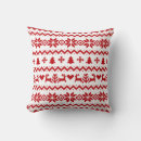 Search for ugly christmas sweater cushions Red