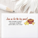 Search for football stickers return address labels Party