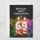 Search for 69th birthday invitations Party