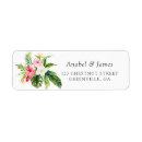 Search for banana leaf return address labels Palm