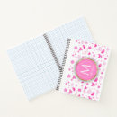 Search for pink flower notebooks Girly