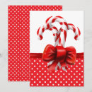 Search for candy cane christmas invitations White