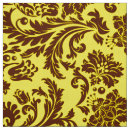 Search for yellow damask fabric Floral