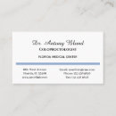 Search for surgeon business cards Elegant