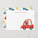 Search for cars note cards For kids