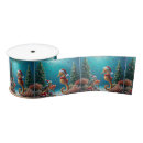Search for sea turtle ribbon Underwater