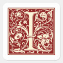 Search for initial i stickers Vintage