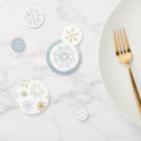 Search for snowflake confetti Winter baby shower