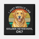 Search for golden retriever magnets Cute