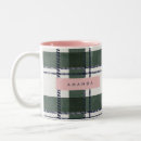 Search for navy plaid mugs Vintage