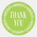 Search for lime green thank you stickers Modern