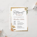 Search for floral retirement party invitations Calligraphy script