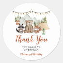 Search for thank you woodland stickers For kids