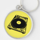 Search for vinyl record key rings Djs
