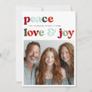 Search for peace love and joy postcards Trendy