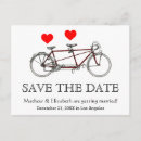 Search for bicycle save the dates Vintage