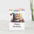 Search for vintage cat birthday cards Happy