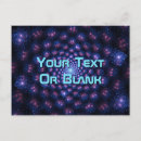 Search for fractal postcards Blue