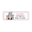 Search for festival of lights return address labels Polka dots