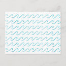 Search for wave pattern postcards Nautical