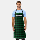 Search for black and green aprons Chef