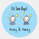 Search for twin boy stickers For kids