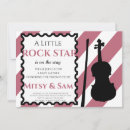 Search for rock star baby shower invitations Cute