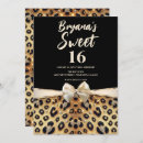 Search for leopard sweet 16 invitations Trendy