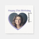 Search for happy 21st birthday napkins Celebration