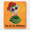 Search for sugar skull mousepads Dia de muertos