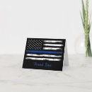 Search for blue graduation thank you cards Police