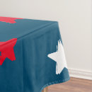 Search for red white and blue tablecloths Usa