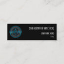 Search for round business cards Blue