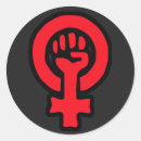 Search for feminist symbol stickers Equality