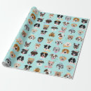 Search for dog face wrapping paper Puppy