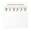 Search for holiday notepads Garland