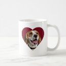 Search for cute heart shape mugs Dog lover