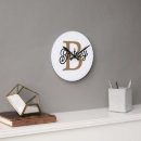 Search for monogram clocks Girly