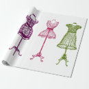 Search for vintage dress wrapping paper Victorian