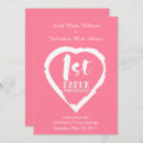 Search for first wedding anniversary invitations Heart