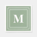Search for modern napkins Sage green