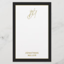 Search for monogram stationery paper Minimalist