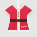 Search for santa and mrs claus christmas tree decorations Red