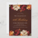 Search for red 40th birthday invitations Burgundy