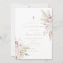 Search for pink christening invitations Boho