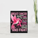 Search for breast cancer fighter postcards October