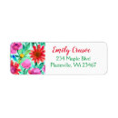 Search for blue green purple return address labels Watercolor