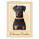 Search for dobermans note cards Dobermann