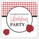Search for ladybug birthday party stickers Children